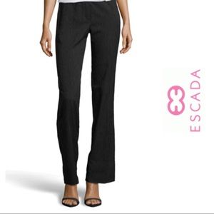 Escada | Tanja Seersucker Wide Leg | Pants | 14